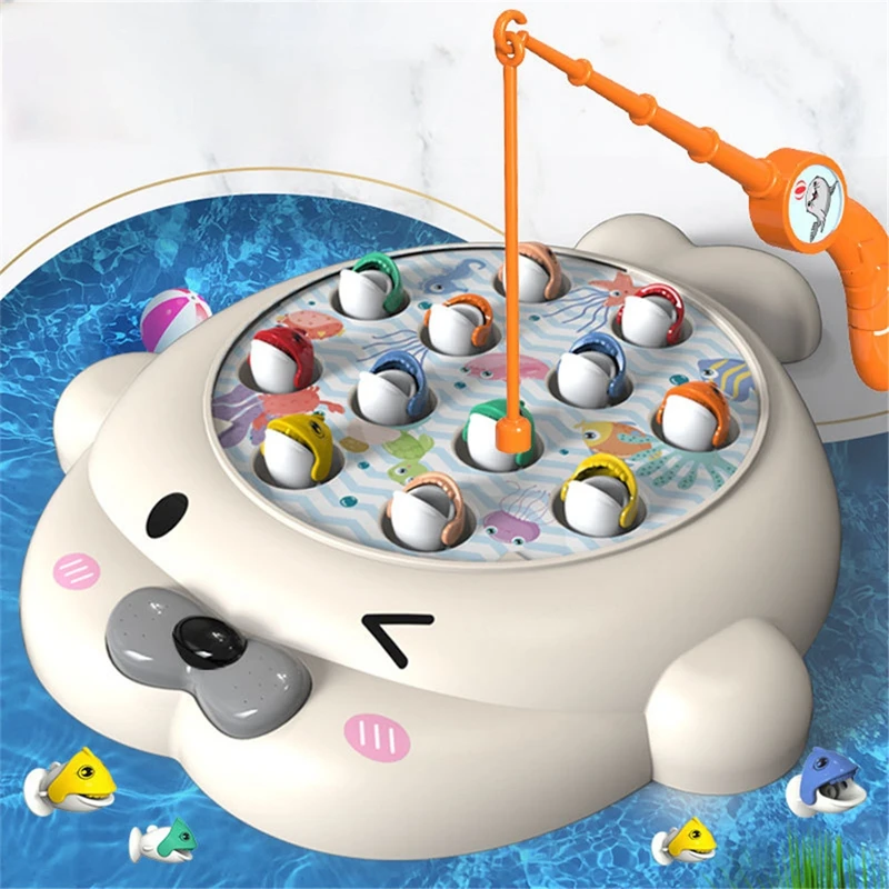 

Children's Outdoor Fishing Games Toy Baby Magnetic Fishing Development Toy For Babies From 1 Year To 3 Fishing Toys