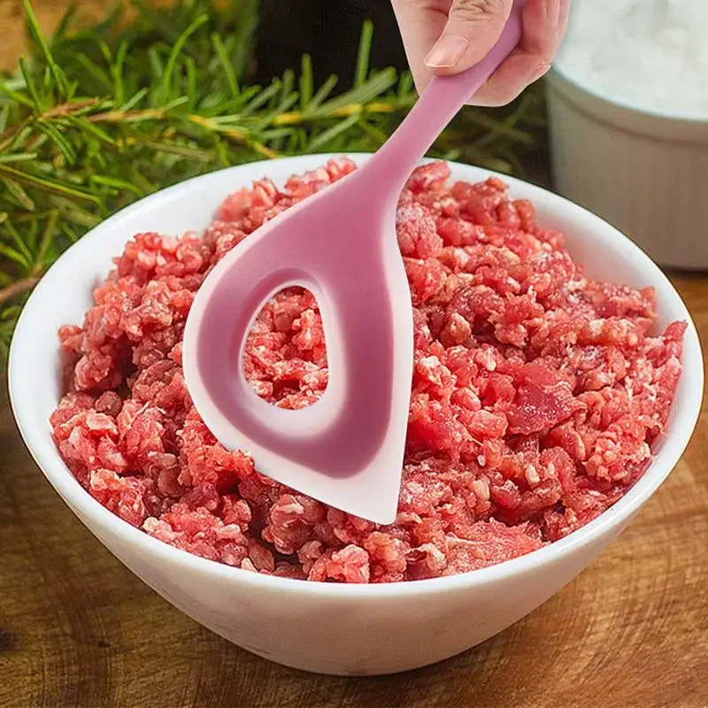 Meatball Scoop Ball Maker Durable Silicone Meatball Maker Tool Non-Stick Meat Baller Manual Scoop Fish Ball Spoon meatball maker