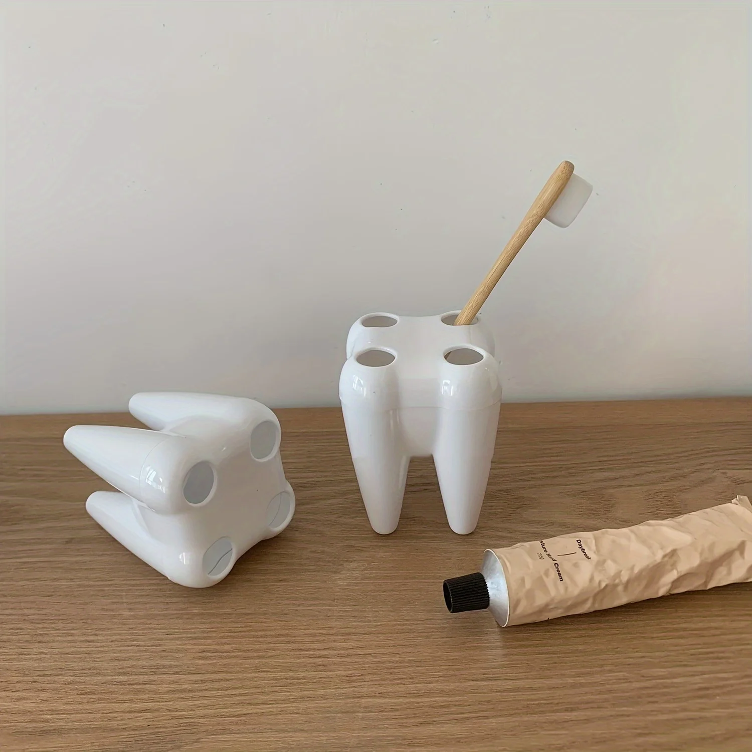 Toothbrush Holder Multifunctional Plastic Bathroom Manager