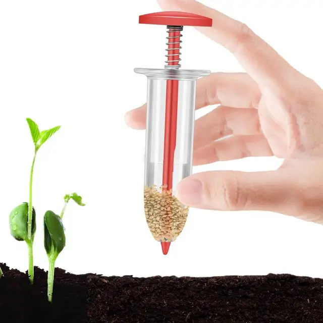 Palánta Transzplanter Kézi Zöldségmag -Ültetési Szerszám Hordozható Mini Vetőmag Adagoló Kert Vetés Kiegészítők