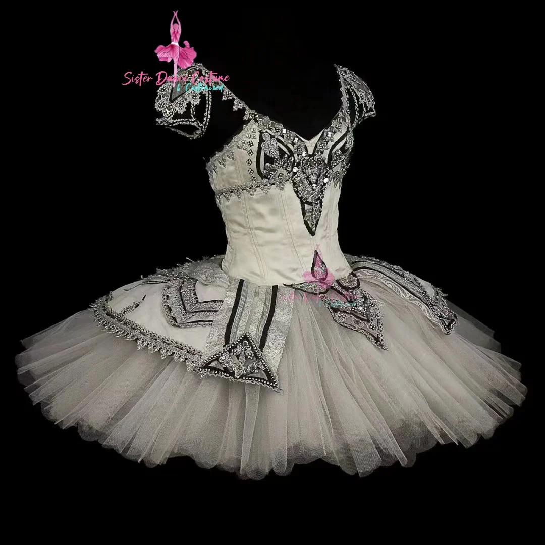 

High-end professional custom classical ballet TUTU short skirt performance competition dress women's costume