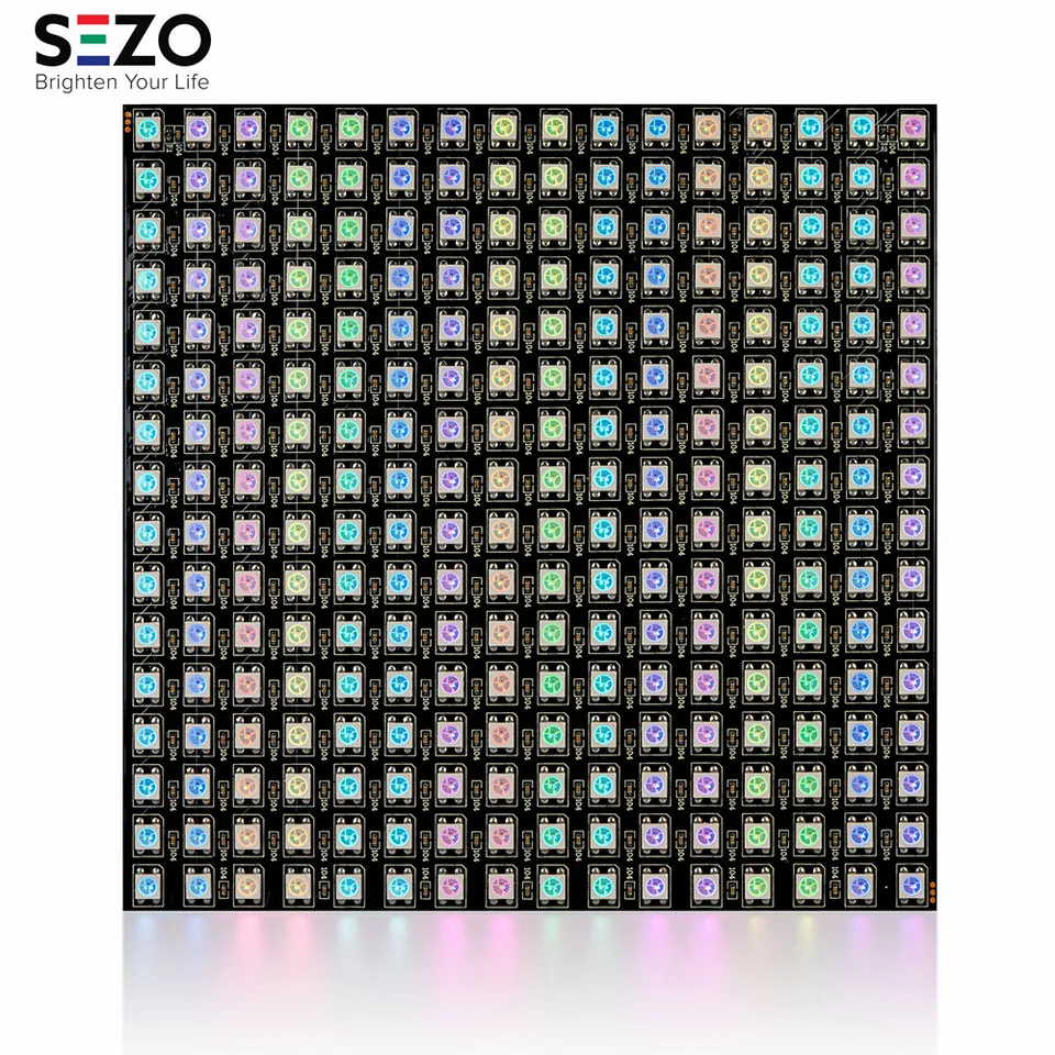 WS2812B RGB LED ring Panel 8 24 45 Pixels Flexibler Runden Panel