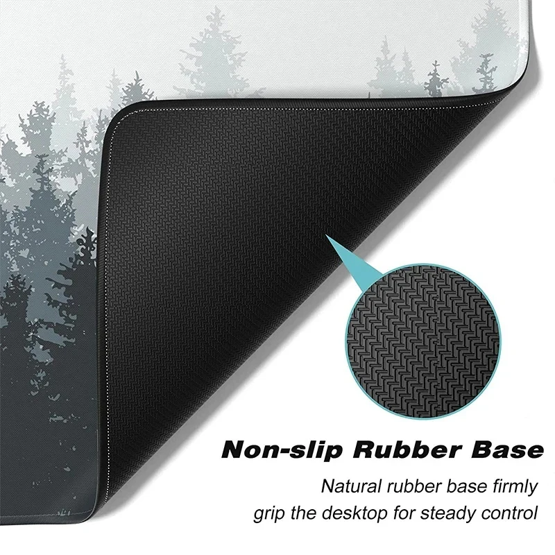 Non-slip leopard print mouse pad