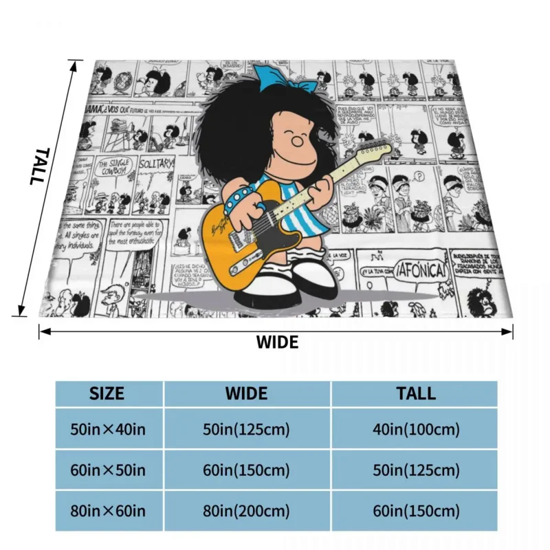 Рисунок 6 - Mafalda аниме плед одеяла флис