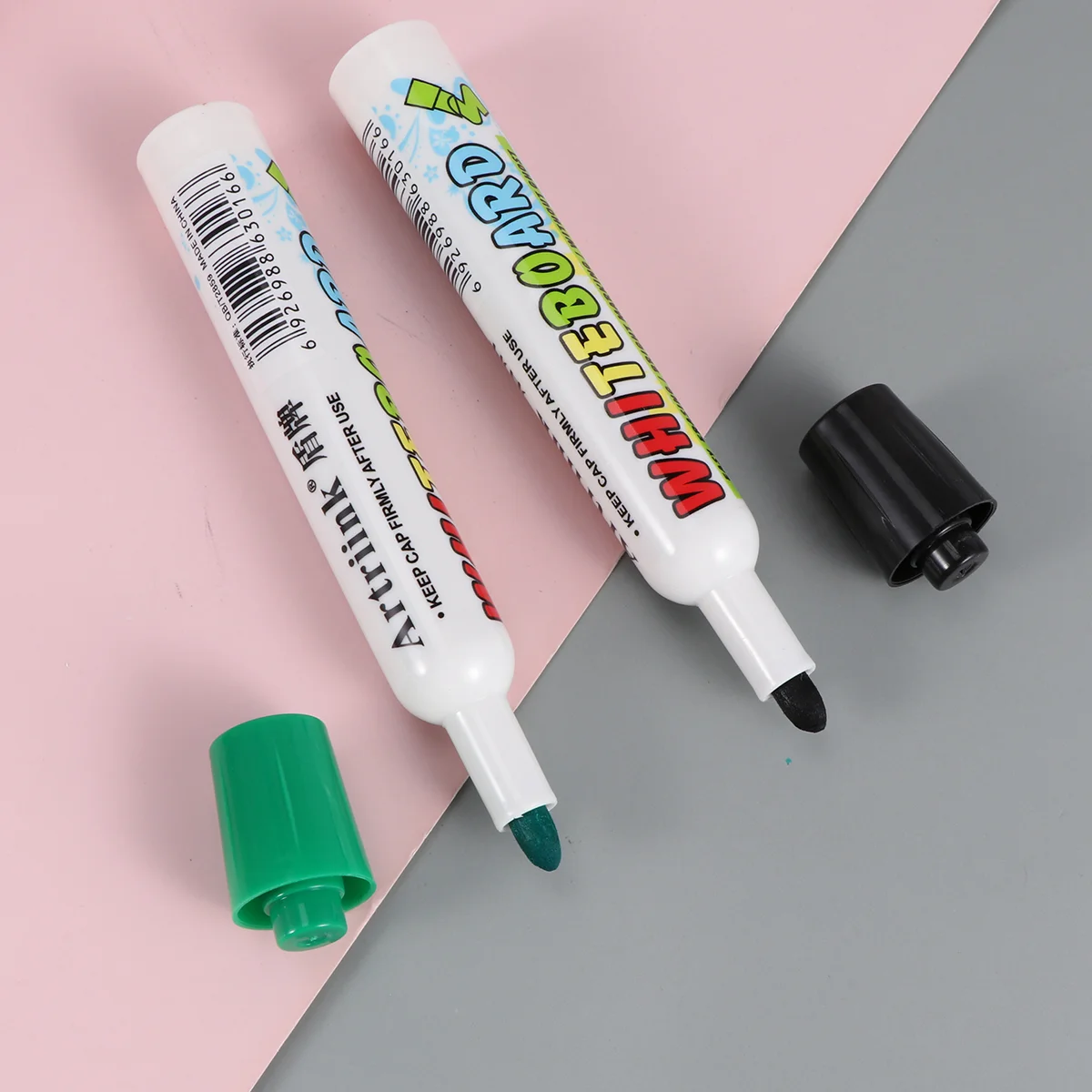 지우개 마커 펜, 화이트보드 펜, 쓰기 및 그리기 펜, 학교 사무실용, 2 박스, 24 개