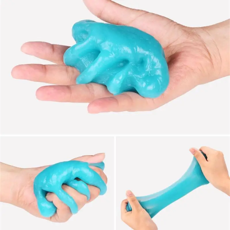 Car Cleaning Gel Reusable Keyboard Cleaner Gel Automobile Air Vent Dust Removal Multiuse Dirt Cleaner Car Wash Mud
