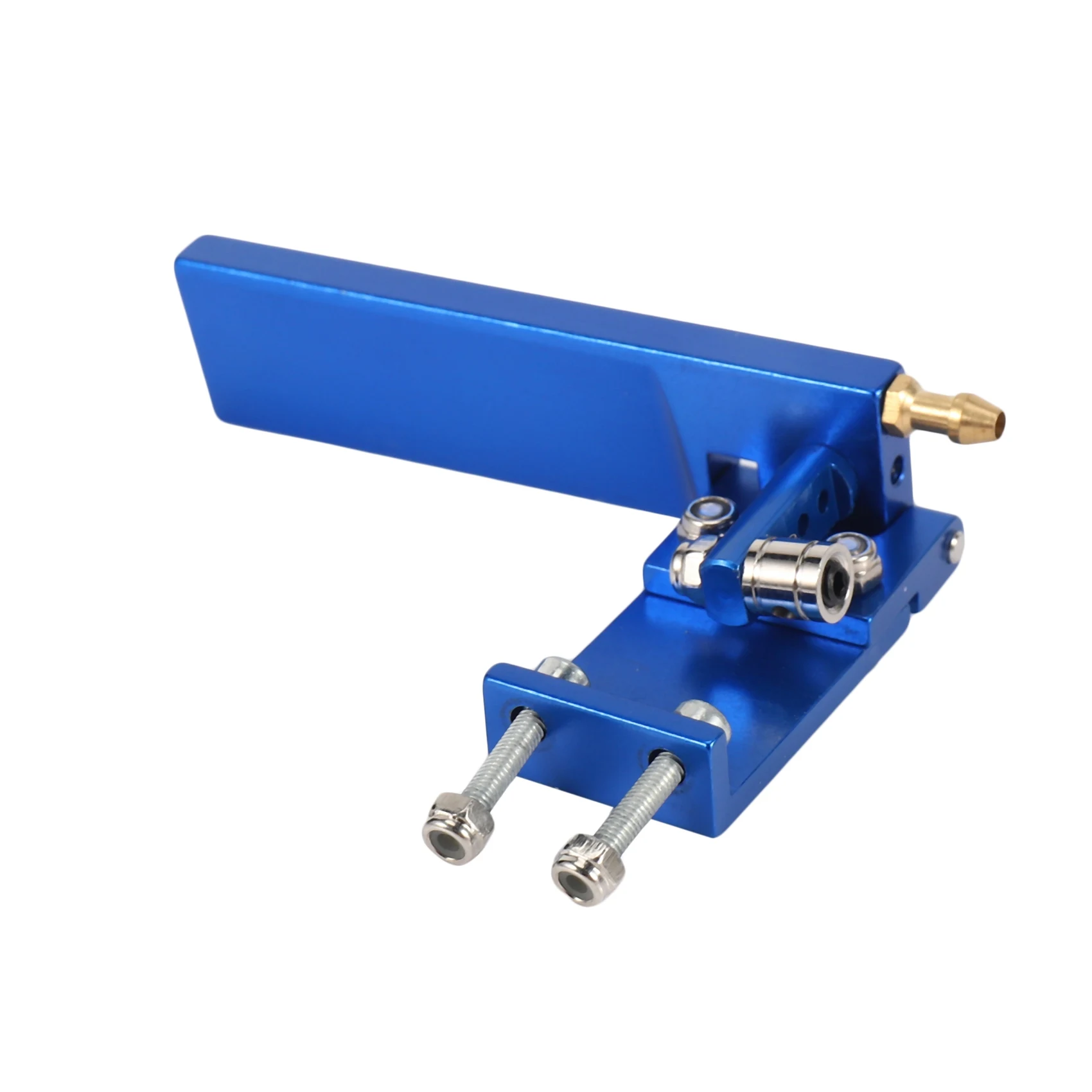 RC Boat Aluminium Alloy Brand 75mm Metal Suction Water Rudder for Remote Control RC Boats CNC Parts Blue 6