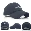 Baseball Caps Shark Snapback Man Cap Baseball Cap Hip Hop Embroidery Curved Strapback Sad Hat Summer Fish Sun Hat Cap 1