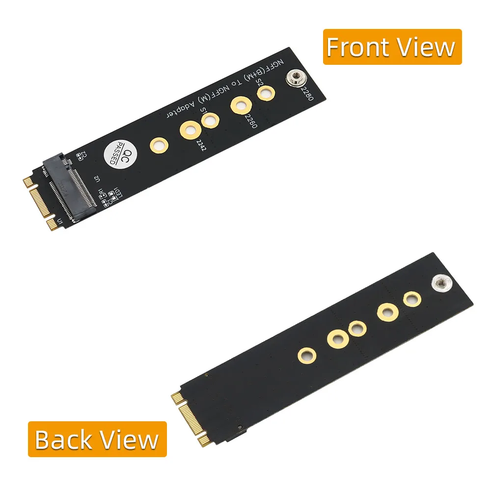 para PCI-E Bus, SSD, Suporta 2242, 2260, 2280 Tipo, Nova Versão