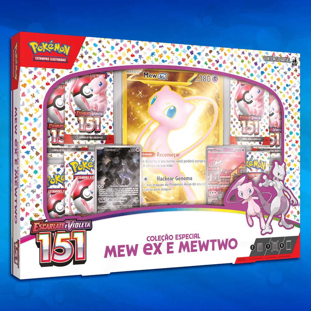 ポケモン151 UPCプロモセットMew Mew two Pokemon Mew Ex & Mewtwo Box Set Scarlet & Violet 151 Giant