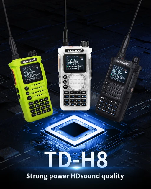 TIDRADIO TD H8 10W High Power Walkie Talkie Long Range Portable Two Way  Radio Connection Phone APP Wireless Programming HAM GMRS - AliExpress