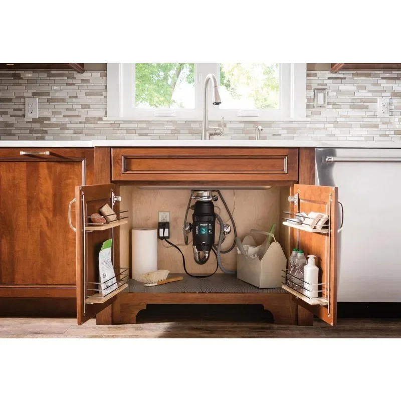 Moen GXP33C Lite Series PRO 1/3 HP Compact Continuous Feed Garbage Disposal for Kitchen Sink, Power Cord Included 2
