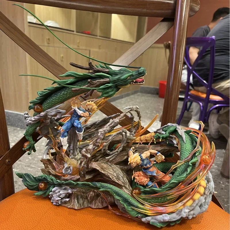 

38CM Dragon Ball Z Gk Vegeta Wish Dragon Shenron Action Figure Pvc Anime Model Statue Collection Doll Decoration Kids Toy Gifts