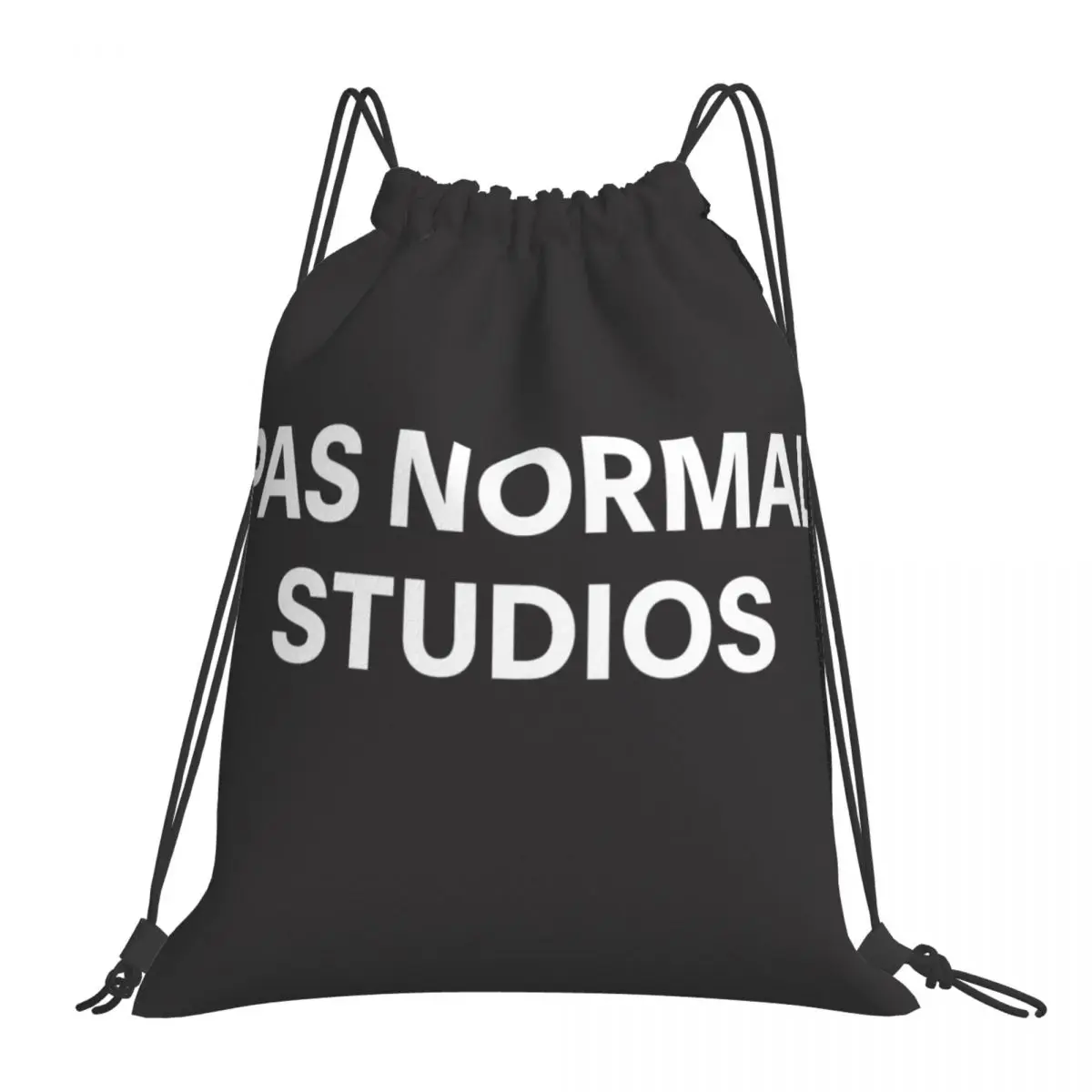 

Pas Normal Studios Logo Drawstring Bags Gym Bag Unisex Sports Gym Bag Fitness Building Muscle Shopping Sackpack