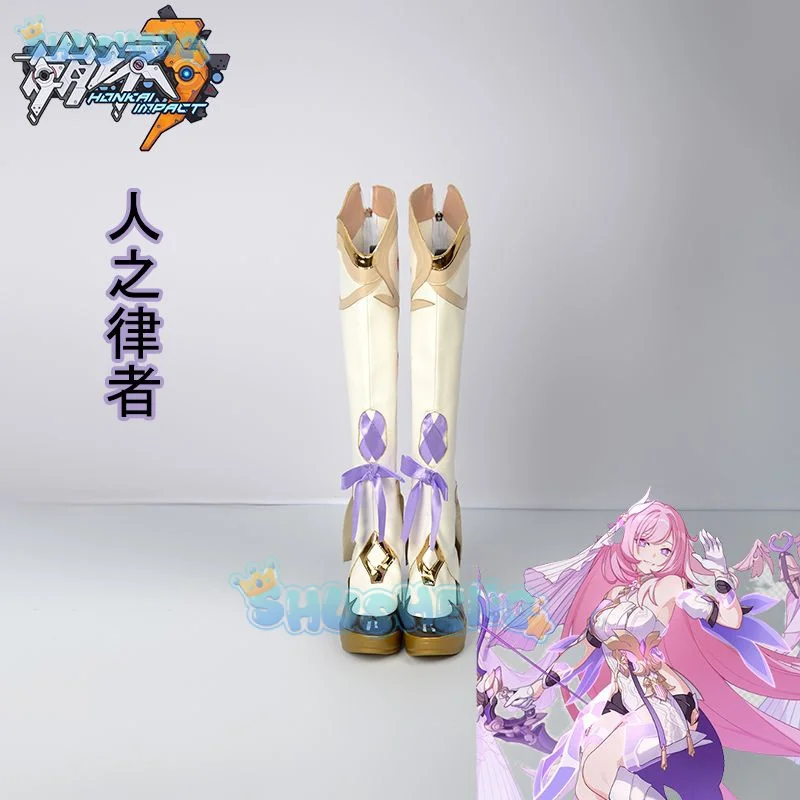 

Genshin Impact cos Elysia cosplay Anime game character shoes