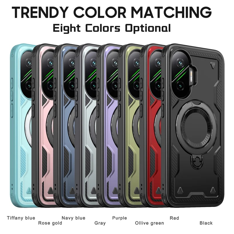360° Rotating Stand with Magnetic Drop-Proof Cover