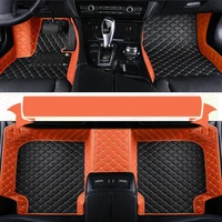 Custom Leather Car Floor Mat For Opel Corsa D E F Astra J K 2007 2008 2017 2018 2019 2020 2021 Waterproof interior Accessories 3