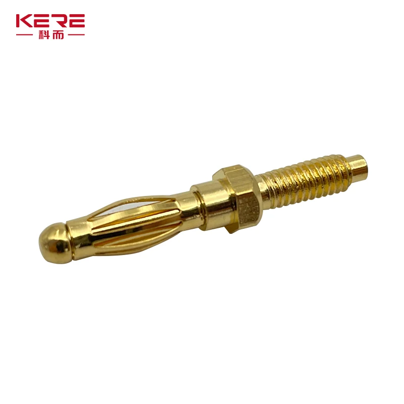 Instalação Conector de Parafuso, Cobre Níquel Chapeamento, 4mm, 20Pcs