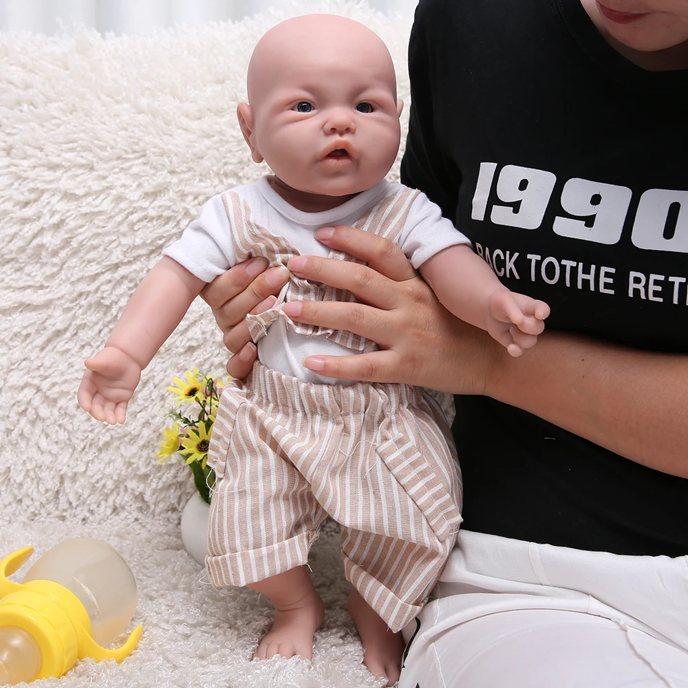 1piece 16inch Baby Reborn Dolls ,Girls Baby Doll Toys, 40cm Waterproof  Vinyl Baby Dolls ,Lifelike Baby Reborn Dolls Toys ,Girls Children's Toys  Gifts