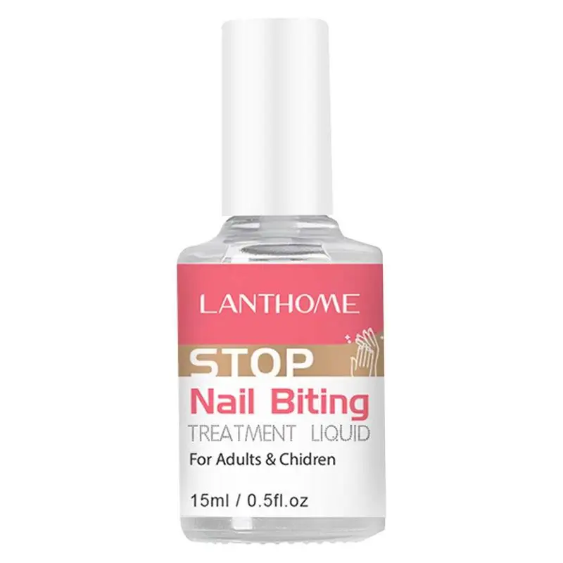 

Anti Nail Biting Liquid 15ml Safe & Effective Bitter Taste Nail Lotion Finger Nail Guard Polish Thumb Sucking Stopper Stop