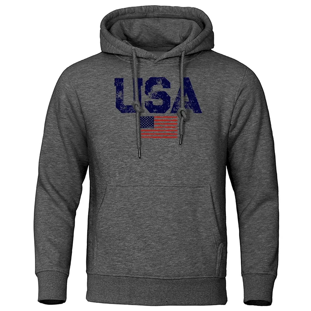 

Usa Letters American Flag Stars And Stripes Hoodie Man Hip Hop S-Xxl Hoody High Quality Sweatshirt Fashion Casual Tracksuit