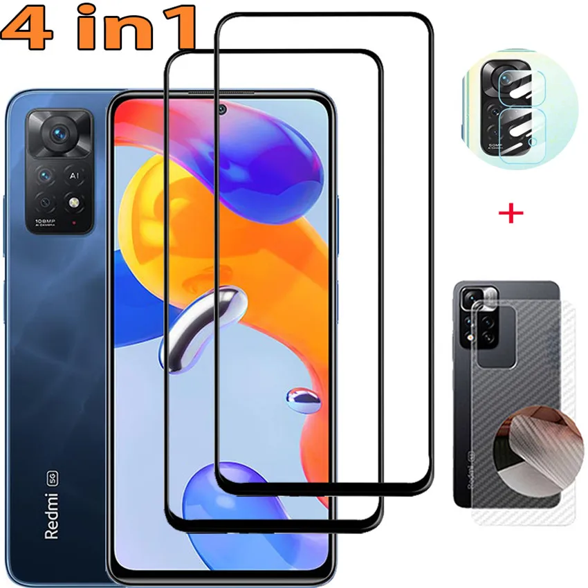 

1~4 Pelicula,Tempered Glass Redimi Note 12 Pro Screen Protector For Xiaomi RedmiNote 11 Pro Plus 11s 12Pro Glass Redmi Note 12