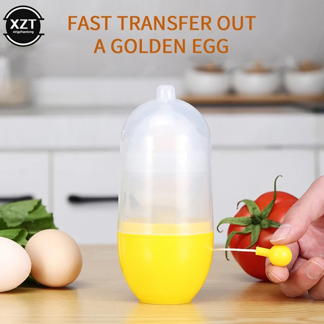 Portable Egg Scrambler Hand Powered Golden Egg Maker With Pulling