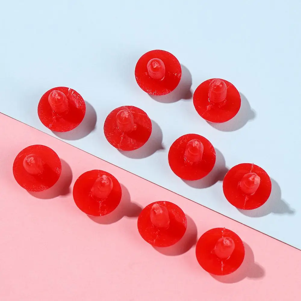 20pcs/bag  Gift Plastic Toy Making Puppet Accessories Bear Crafts DIY  Parts Safety Nose Red Noses