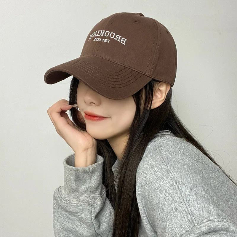 JK Korean Letters Embroidered Baseball Cap For Men Women Hip Hop Dad Trucker Visors Hat Casual Sports Running Cap Streetwear Best Sellers In Accessories