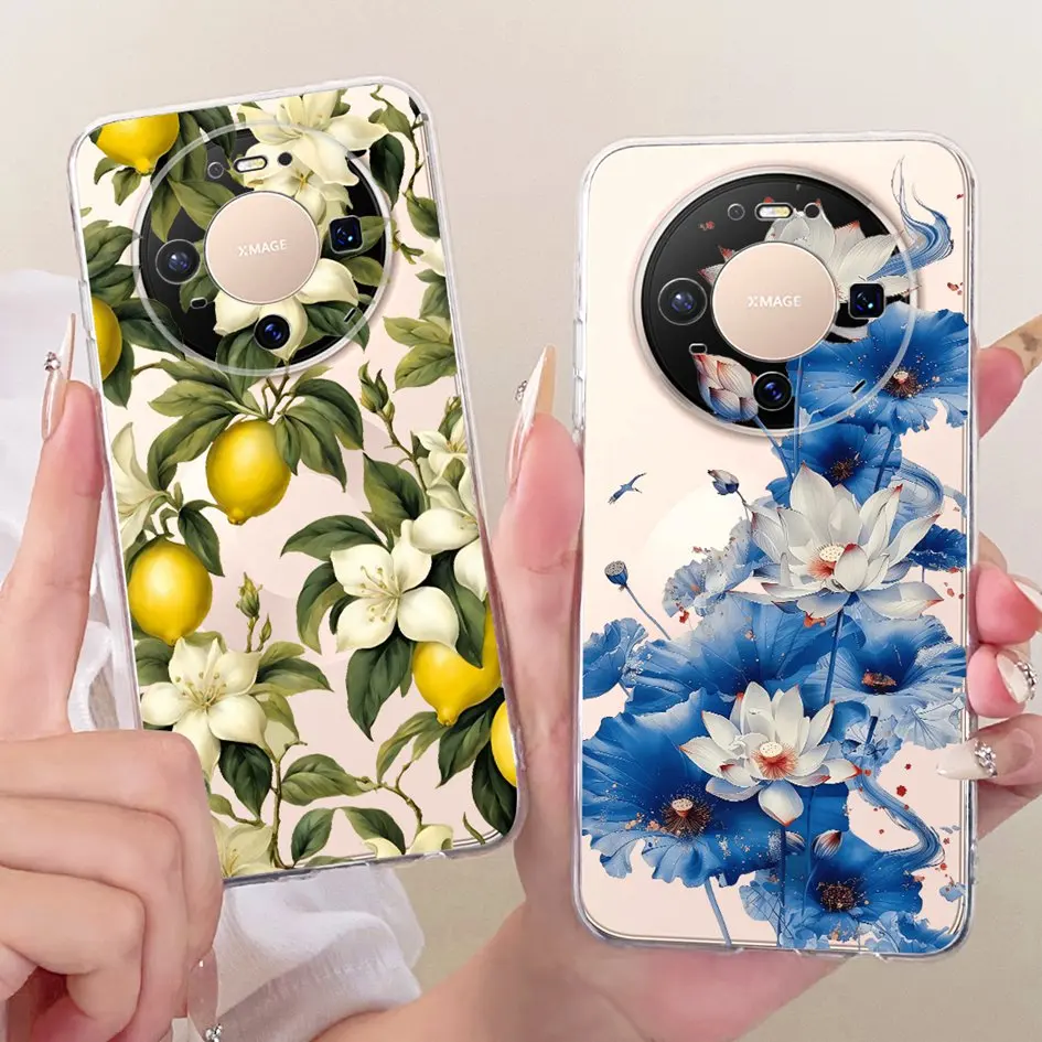 Floral Bowknot Soft Silicone Clear Phone Case - New Fashion 2025 Edition