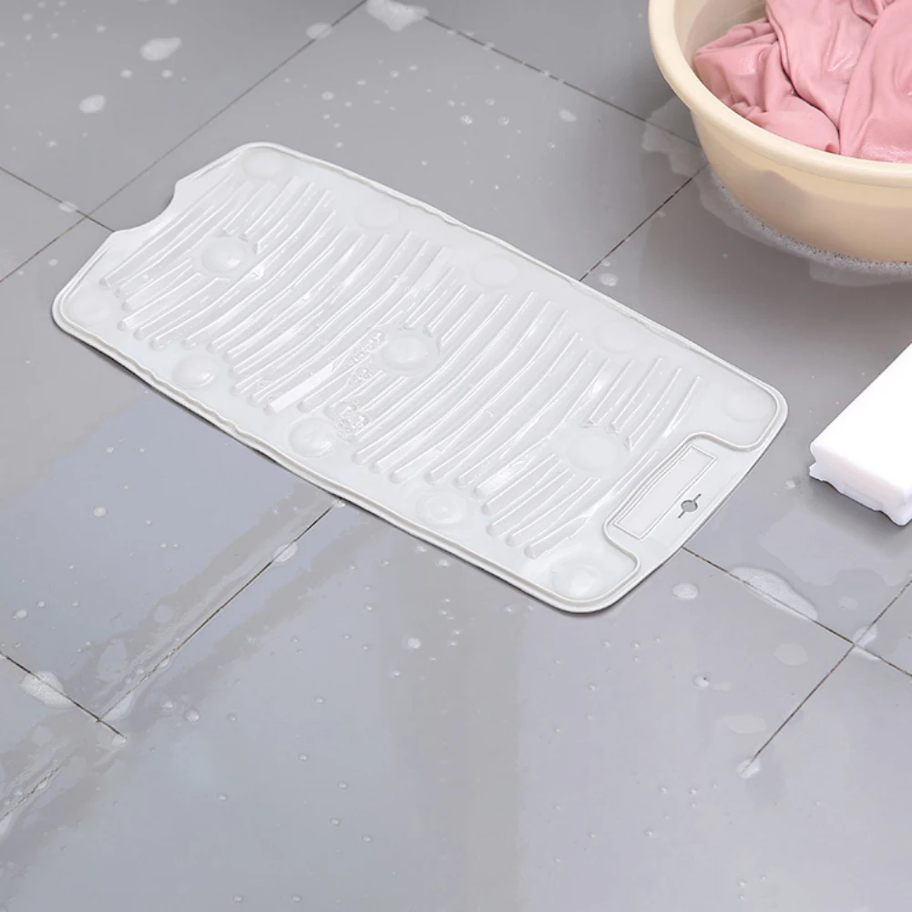 Silicone Scrubboard Folding Household Laundry Products Portable Washboard Anti Slip For Clothes Towel Mop Bathroom Kitchen Home