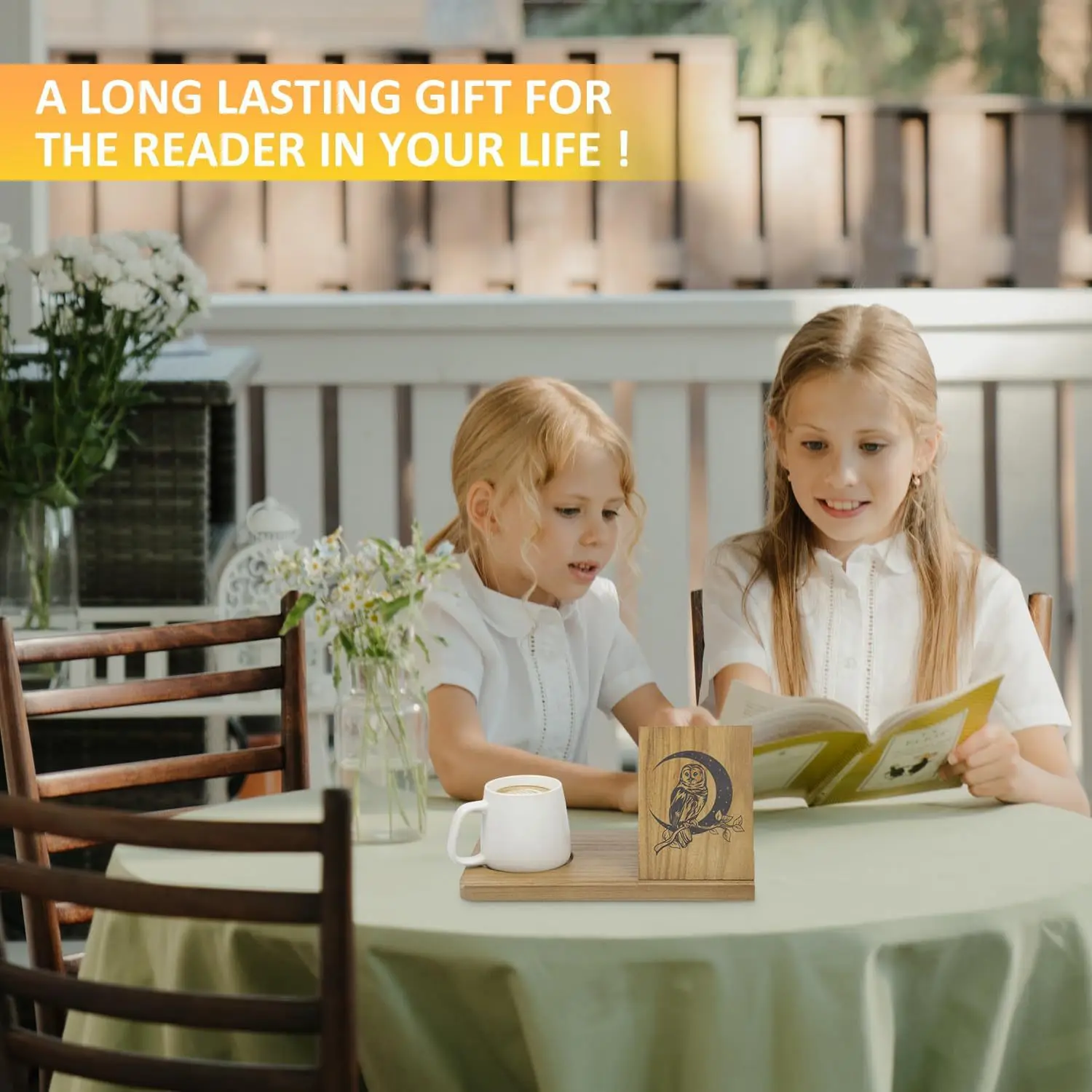 

Crafts Personalized Wooden Triangular Bookshelf With Cup Holder Mini Wooden Short Bookshelf Simple Bookcase Centerpiece