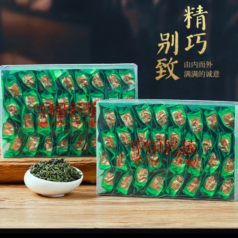

250g/500g Chinese Hei TieGuanYin Tea Set Vacuum Plastic Bags Anxi Tieguanyin Black Oolong Tea Compression Packing Bag