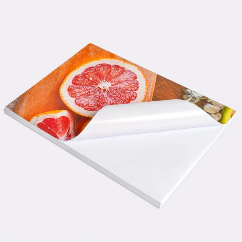 잉크젯 프린터용 고광택 스티커 인화지, A4 자체 접착 인화지, 150gsm 도매