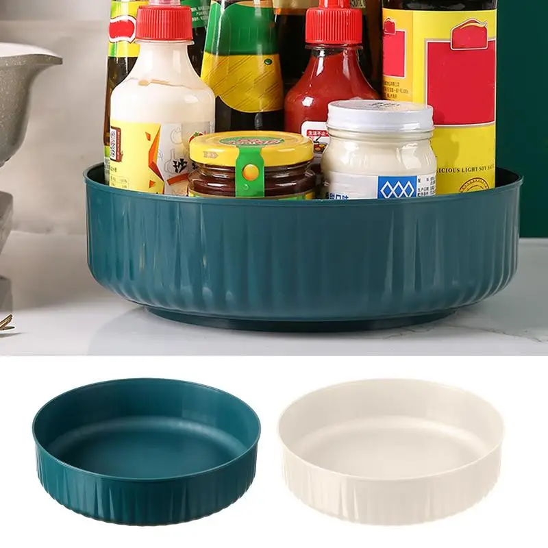 

Kitchen Turntable Organizer Luxurious Pantry Countertop Revolving Multifunctional Spice Rack For Fridge Counter Bathroom Kitche