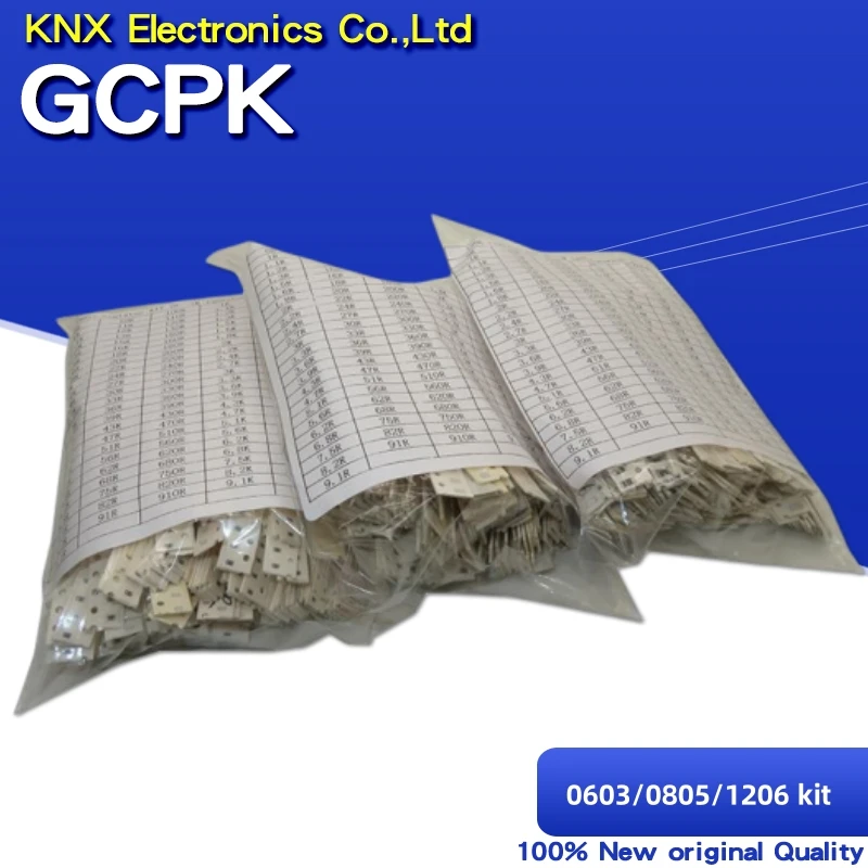 

146valuesx20 шт = 2920 шт 0603 0805 1206 5% SMD комплект резисторов в ассортименте 0R - 1M ohm набор резисторов