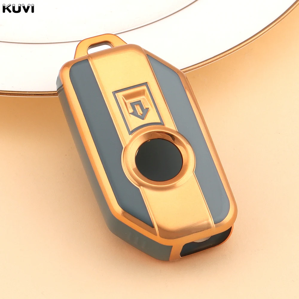 Premium TPU Motorcycle Key Case Skin Cover - Durable Protection
