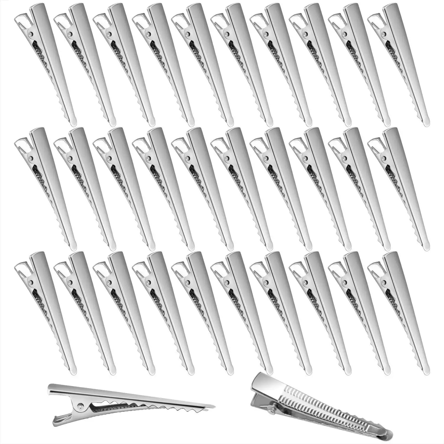 

Заколки для волос «Аллигатор», металлические заколки с зубцами, заколки для волос для укладки волос, зажимы для волос «сделай сам» для укладки волос для девочек и женщин, 5 см, 10 шт.