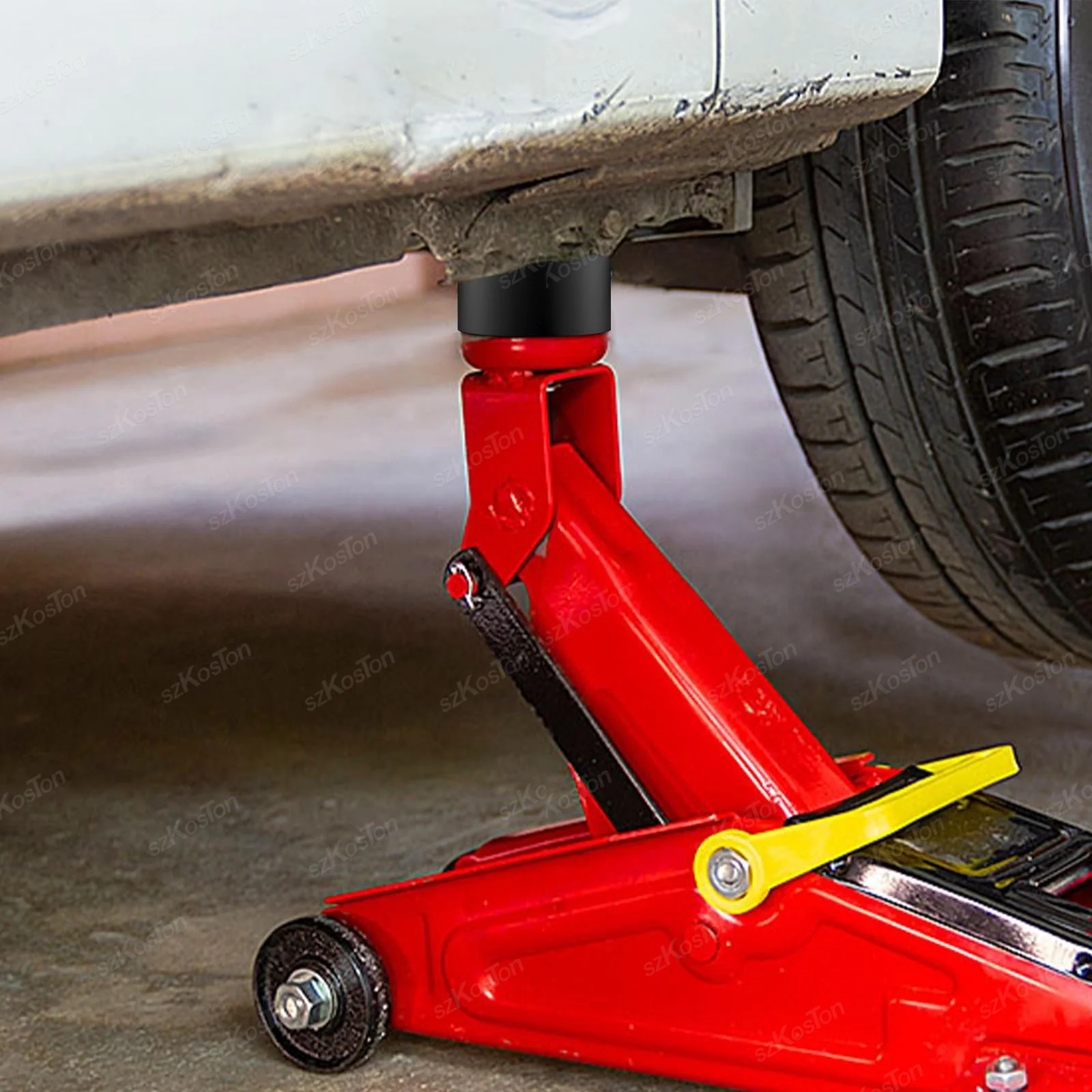 Universal Car Lift Jack Support Stand Rubber Pads Frame Protector Wheel Dolly Adapter Repair Tools