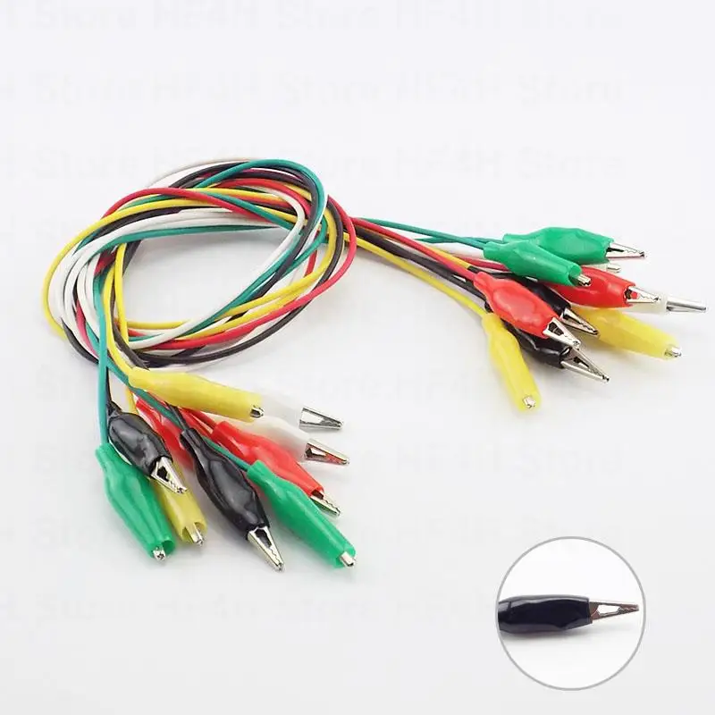 Roach Clip Alligator Clips Electrical 5 Colors Test Jumper Wire Alligator Double-ended Crocodile Clips Test Leads 1/5/10 Pcs B4 alligator clips