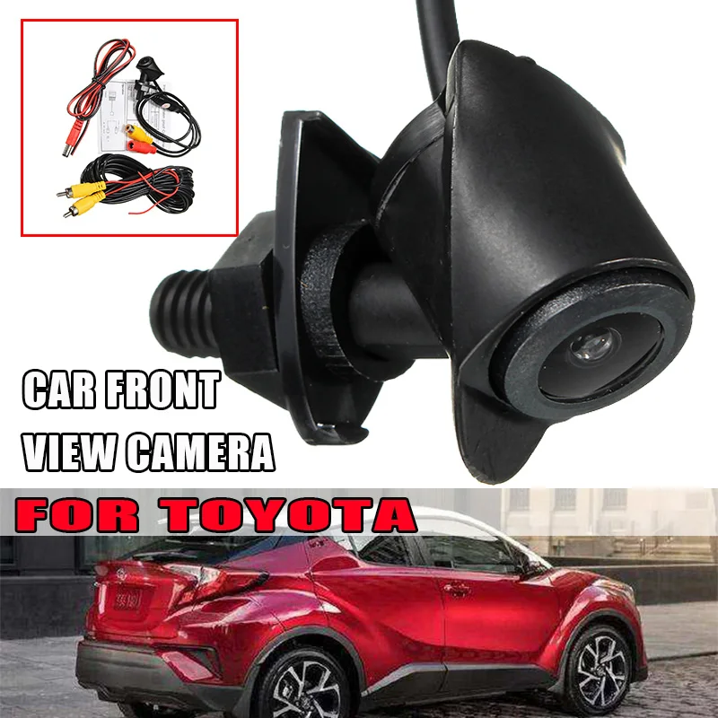 

CCD Car Front View Camera 180 Degrees Fisheye Lens Car Starlight Night Vision Reverse Camera For Toyota Highlander RAV4 Cruis