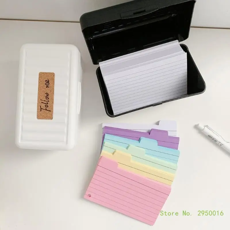 Divisor do Cartão do Índice da Tabela Notecard Governou com Aba para Fazer a Lista Colorido 3×5 150 200 Folhas