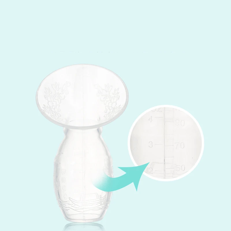 Baby Feeding Manual Breast Pump Partner Breast Collector Automatic Correction Breast Milk Silicone Pumps PP BPA Free Dropship 3