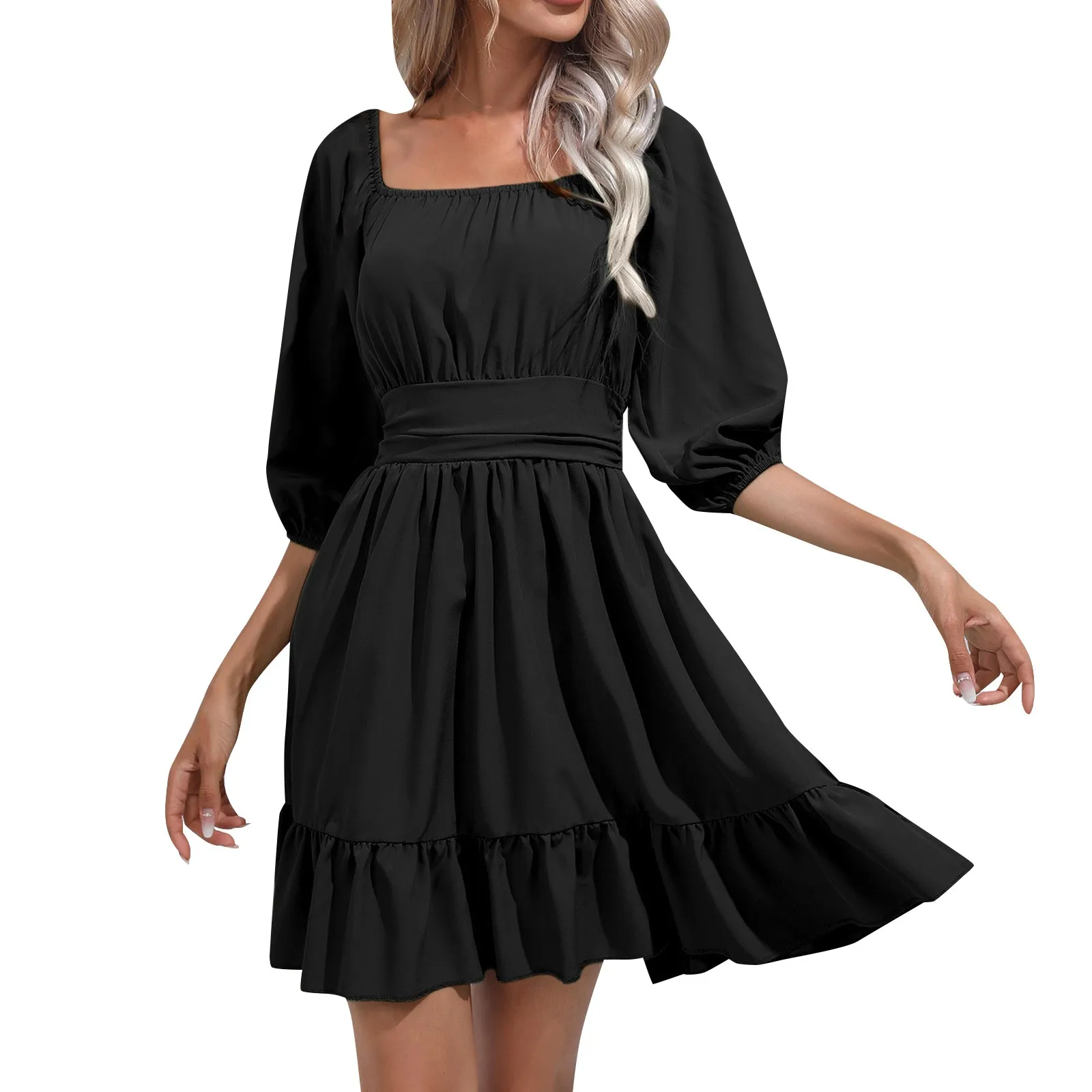 Imagem 1 do Vestido com Babados de Verão