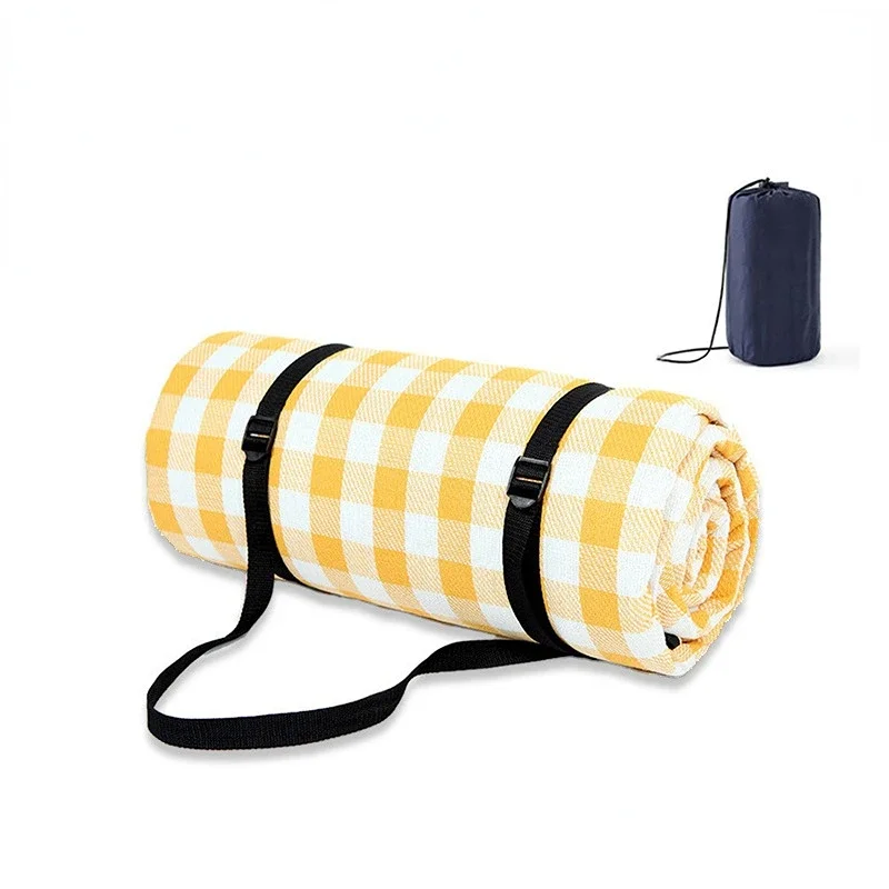 

Outdoor Large Portable Beach Mat 6mm Foldable Thick Camping Mat Tent Floor Mat With Storage Bag Waterproof Moisture-Proof