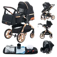 Poussette 3 en 1 pour bébé, voiturette pour bébé, articles pour nouveau-né, poussettes légères, siège auto pour bébé, poussettes à quatre roues 6