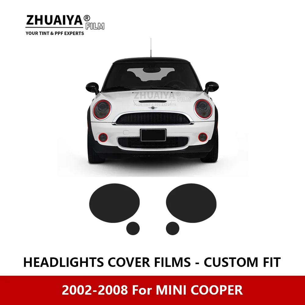 

Защитная пленка с защитой от царапин для автомобильных фар MINI COOPER 2002-2008