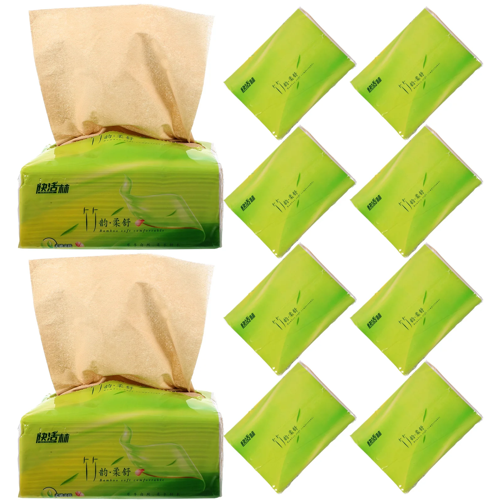 10 Packs Paper Extraction Pumping Home Accessories Type Papers Practical Napkin Pulp Household