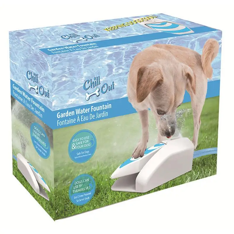 PET Dog Outdoor Water Feeder Water Fountain Cat Dog Step Spray