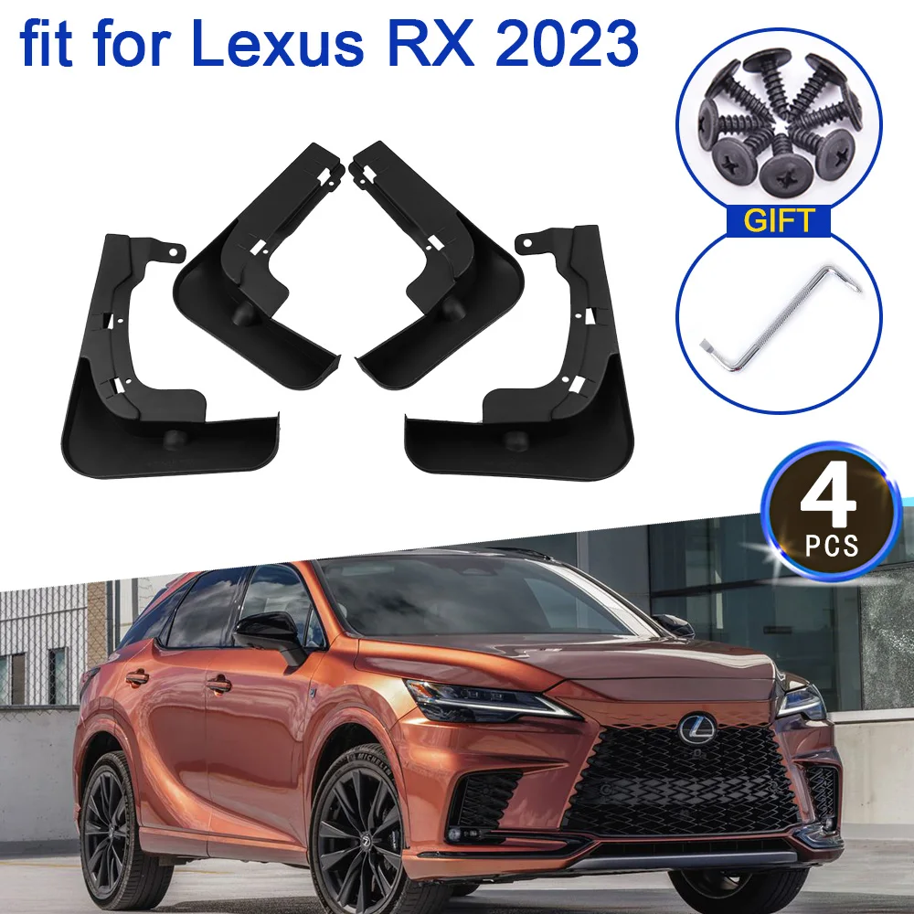 

For Lexus RX 350 450 RH350 RH450 2023 2024 ALA10 ALH10 Accessories Mudguards Mud Flaps Anti-splash Front Wheels Fender Mudflap